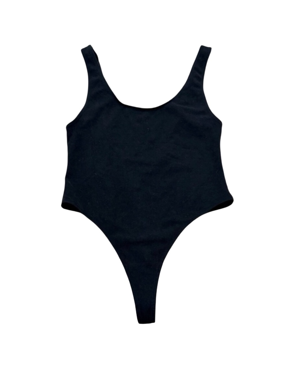 Vintage Y2K LA Apparel Black Cotton Bodysuit